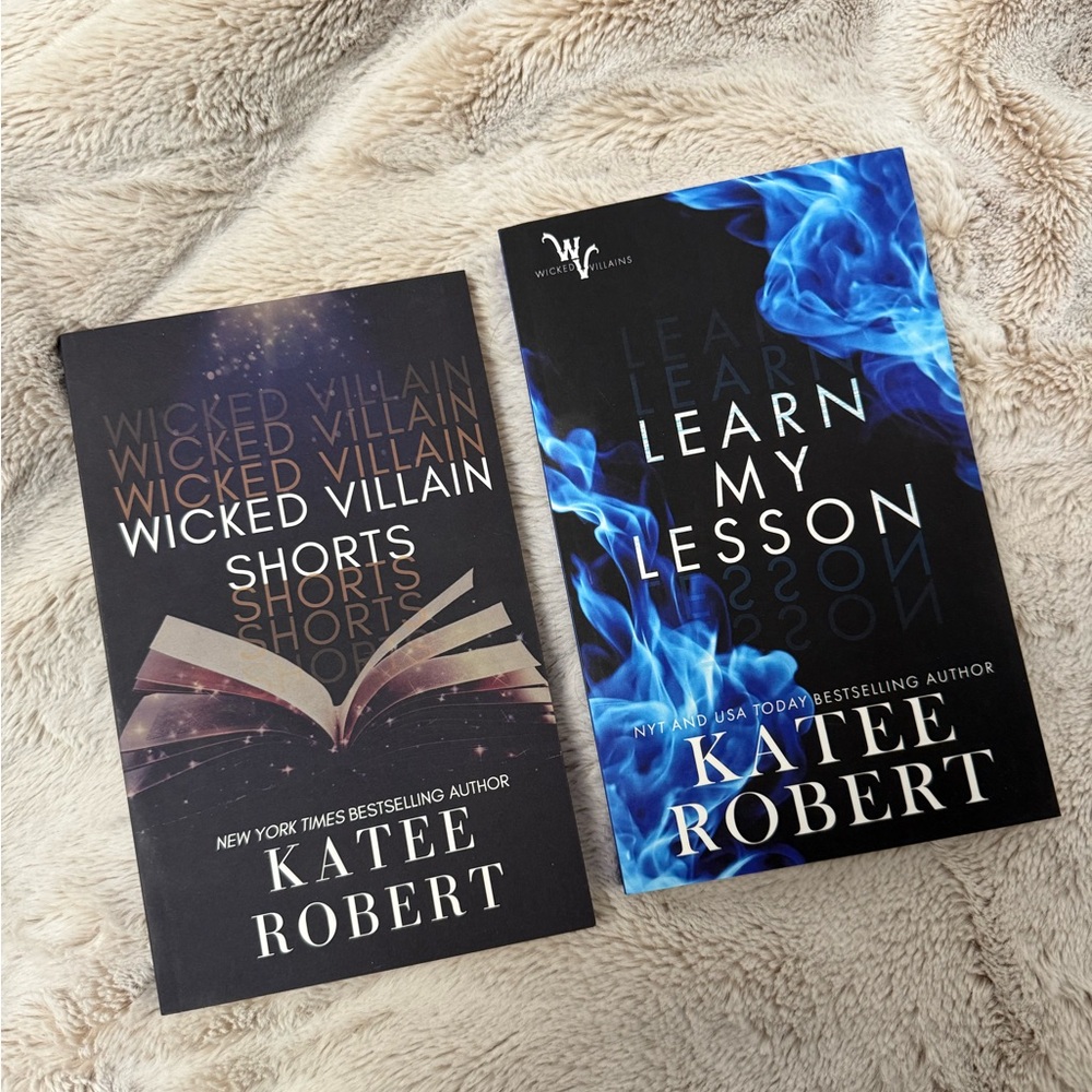 Learn my lesson & wicked villains shorts by Katee Robert